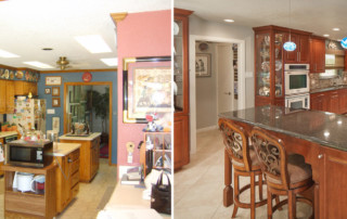 Williams kitchen - before & after, 2016