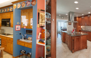 Williams kitchen - before & after, 2016