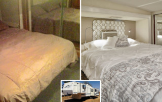 Camper trailer redo - bedroom