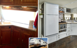 Camper trailer redo - kitchen