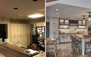 Sheff Kitchen - before & after