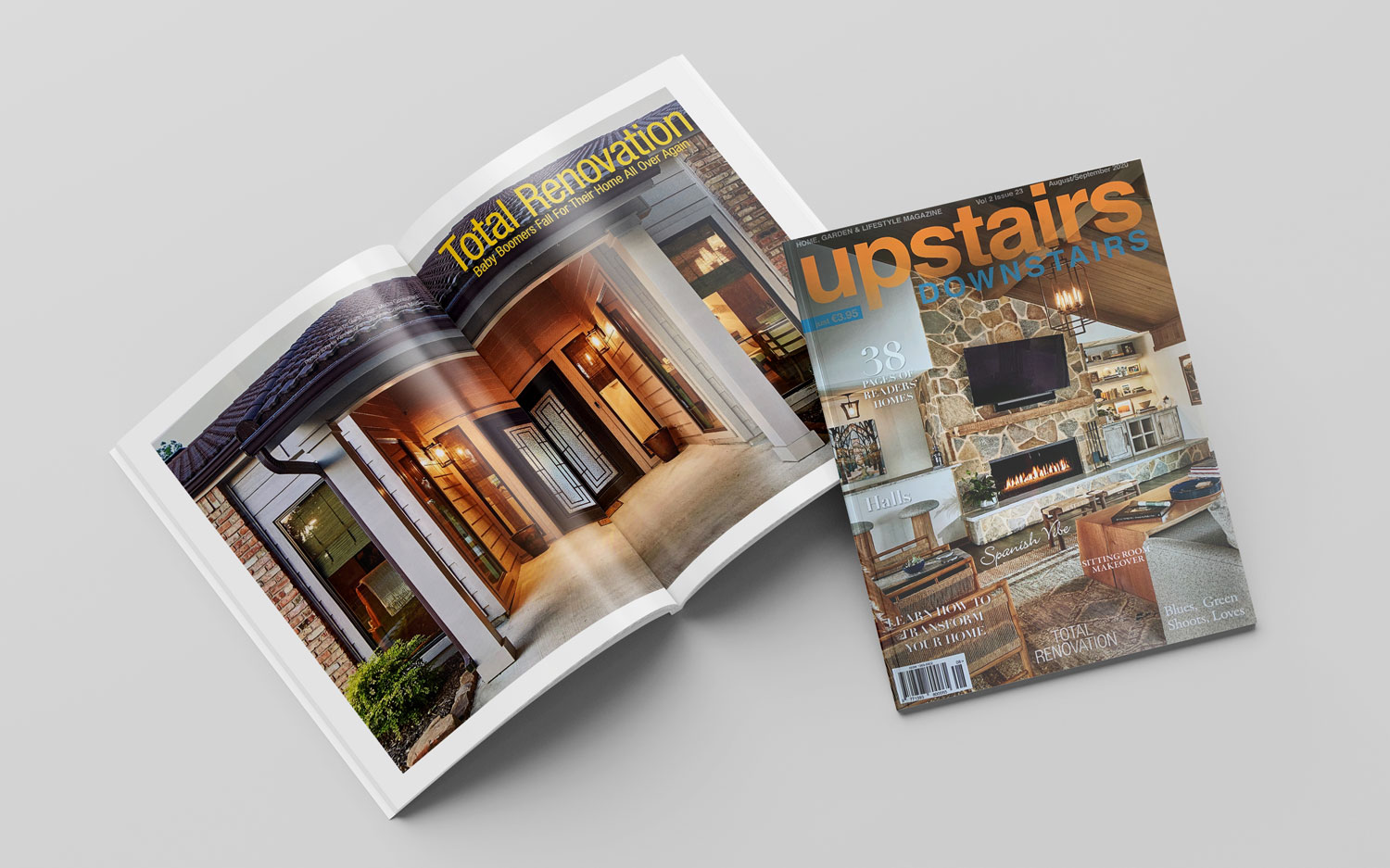 Home renovation in Collin County (UpstairsDownstairs magazine)